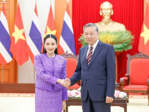 Thủ tướng Thái Lan hội kiến Tổng Bí thư Tô Lâm