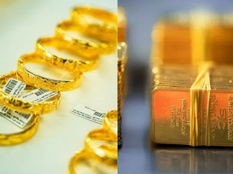 Giá vàng bất ngờ vọt tăng mạnh