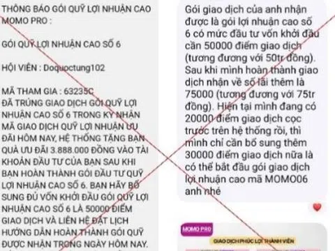 Ham lợi nhuận làm nhiệm vụ trên ứng dụng, người đàn ông bị lừa hơn 300 triệu đồng