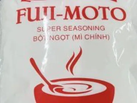 Bị xử phạt vì bán bột ngọt không ghi xuất xứ hàng hóa