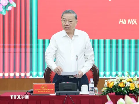 Tổng Bí thư Tô Lâm chủ trì làm việc với Ủy ban Kiểm tra Trung ương