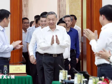 Tổng Bí thư Tô Lâm làm việc với Ban Tổ chức Trung ương