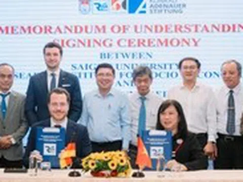Viện Nghiên cứu kinh tế - xã hội Trường ĐH Sài Gòn hợp tác với Quỹ KAS của Đức