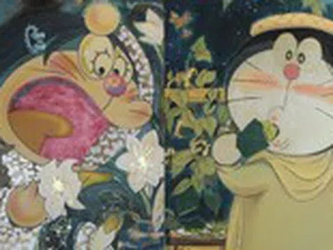 Ngắm tranh Doraemon bên hoa huệ, bên giàn trầu và vào cả Tiếng thét của Edvard Munch