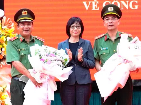 Công bố quyết định của Bộ trưởng Bộ Công an ở 3 tỉnh, thành