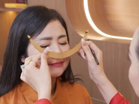 Nhiều NSND, NSƯT quảng cáo làm chân mày dán mác phong thủy
