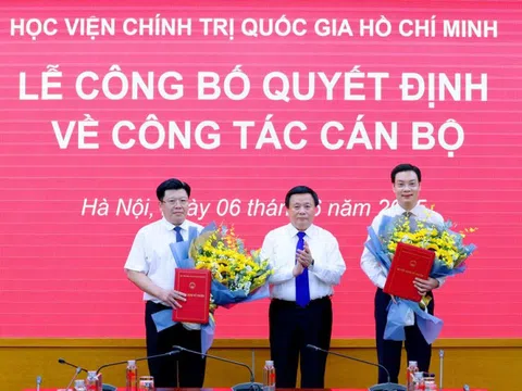 Học viện Chính trị Quốc gia Hồ Chí Minh công bố quyết định về công tác cán bộ