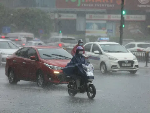 Thông tin đợt mưa dông sắp xảy ra ở Hà Nội
