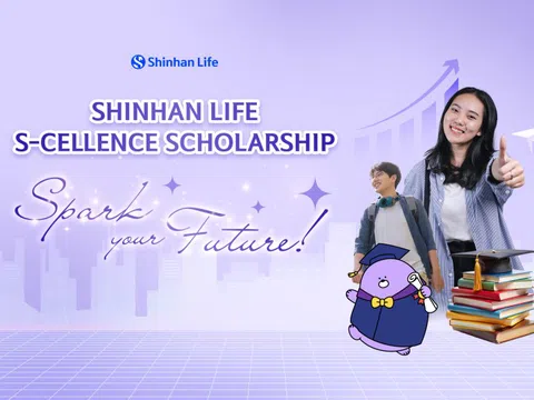 Học bổng 'Shinhan Life S-Cellence' dành cho sinh viên các trường đại học