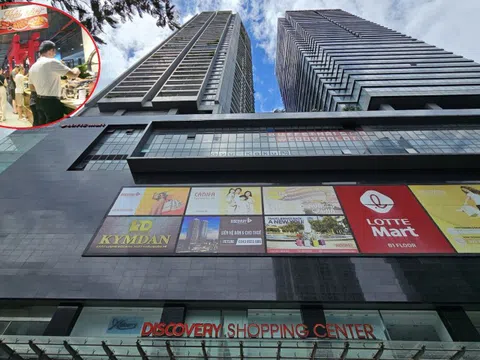 Phớt lờ 'lệnh' đình chỉ, loạt cửa hàng vẫn hoạt động tại chung cư Discovery Complex