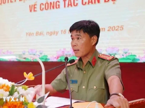 Thông báo quyết định của Bộ trưởng Bộ Công an về công tác cán bộ