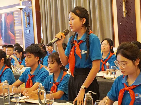 Thiếu nhi đề cập nhiều vấn đề 'nóng' khi đối thoại với lãnh đạo tỉnh Quảng Bình