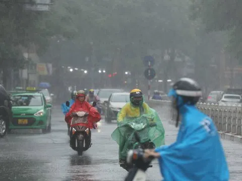 Từ chiều tối nay, miền Bắc đón mưa lớn diện rộng