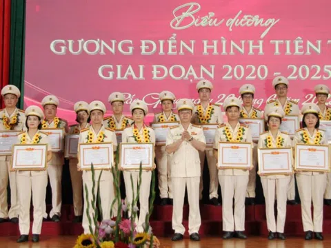 Công an Bắc Giang tuyên dương 80 điển hình tiên tiến