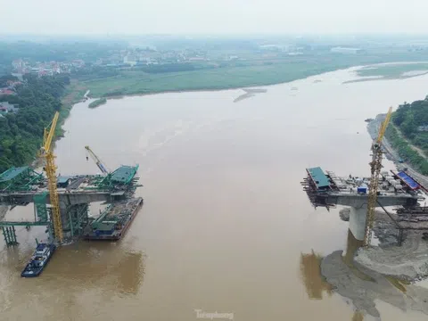 Hình ảnh cầu Phong Châu mới khi chỉ còn hơn 4 tháng nữa phải thông xe