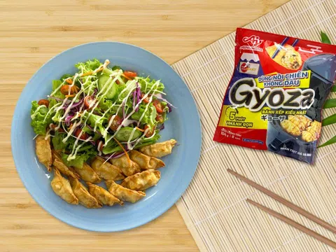 Bánh xếp Gyoza số 1 Nhật Bản của Ajinomoto đã nâng cấp phiên bản nồi chiên không dầu