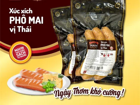 Bùng nổ vị giác với xúc xích phô mai vị Thái - siêu phẩm mới từ Mavin Foods