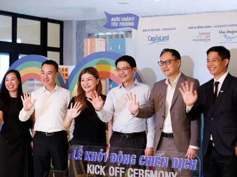 CapitaLand Development tiếp tục hành trình 'Bước chân gắn kết yêu thương' lần 3
