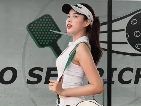 Hoa hậu Đỗ Thị Hà quyết tâm giành giải chuyên môn ở Giải Vô địch Pickleball Việt Nam 2025