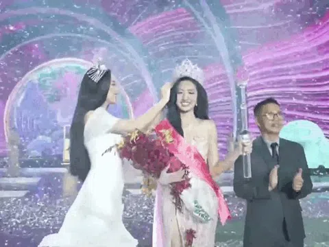 Khoảnh khắc Hà Trúc Linh đăng quang Hoa hậu Việt Nam 2024