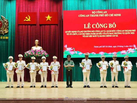 Địa chỉ 167 công an cấp xã, đặc khu Côn Đảo và 10 đồn công an thuộc TPHCM mới