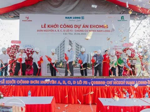 Nam Long khởi công 671 căn nhà ở xã hội EHomeS tại Cần Thơ