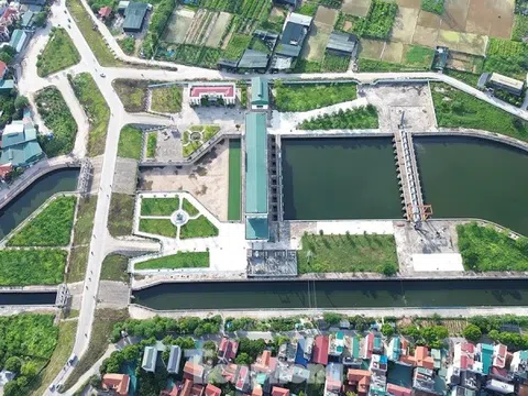 Cận cảnh những trạm bơm chống ngập cho thành phố Hà Nội