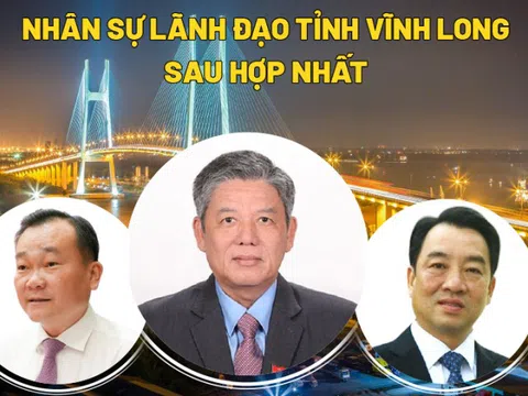 Chi tiết nhân sự chủ chốt tỉnh Vĩnh Long sau hợp nhất