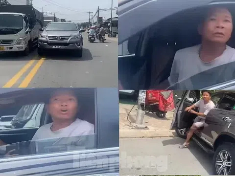 [CLIP] Lái xe phạm luật, còn tấn công người dùng điện thoại ghi hình