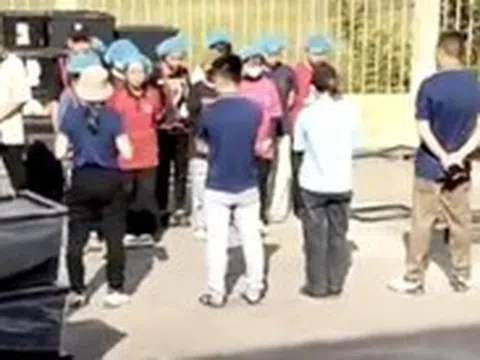 Clip công nhân bị bắt đứng giữa nắng để nghe 'phổ biến công việc', công ty lên tiếng