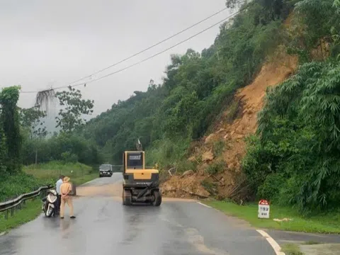 Quốc lộ 70B ở Phú Thọ khôi phục xong sạt lở, thông tuyến trở lại