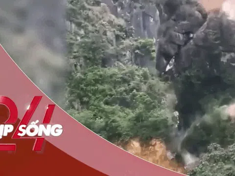 NHỊP SỐNG 24: Kinh hoàng cảnh nghìn khối đá ụp xuống sau tiếng nổ lớn ở Ninh Bình