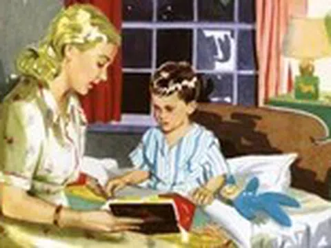 Đọc sách cho con nghe trước khi ngủ là khoảnh khắc thiêng liêng nhất với ba mẹ