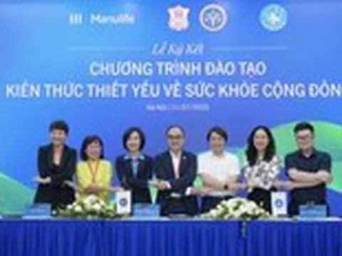 Manulife hợp tác nâng cao kiến thức y tế cho tư vấn viên bảo hiểm