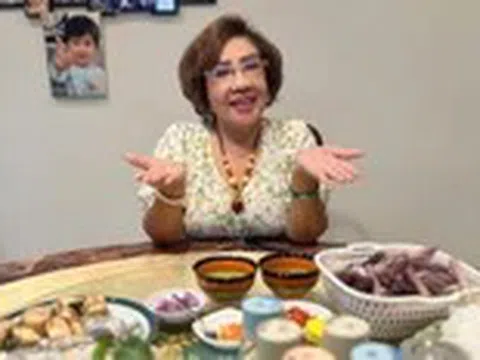 Món bún súng hải sản lạ miệng của NSND Lệ Thủy