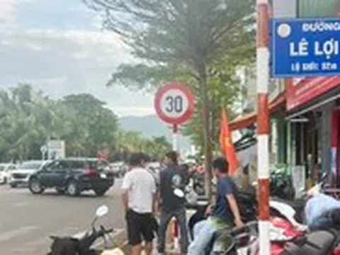 Cắm bảng 30km/h trên đường phố Quy Nhơn, Sở Xây dựng nói gì?
