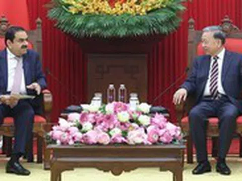Tập đoàn Adani cam kết đầu tư chiến lược 10 tỉ USD vào Việt Nam