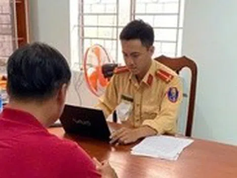 Xử phạt tài xế vượt ẩu trên đèo Khánh Lê, suýt gây tai nạn với xe đối diện