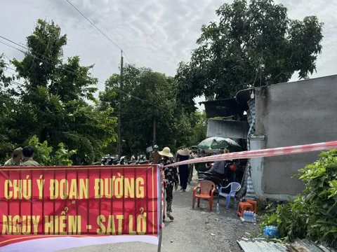 Đồng Tháp công bố tình huống khẩn cấp sạt lở bờ sông Tiền