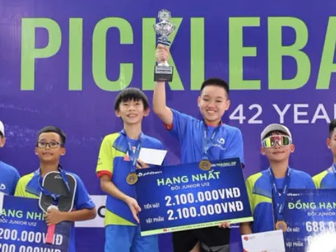 Em trai Vinh Hiển vô địch giải Pickleball tại TP HCM