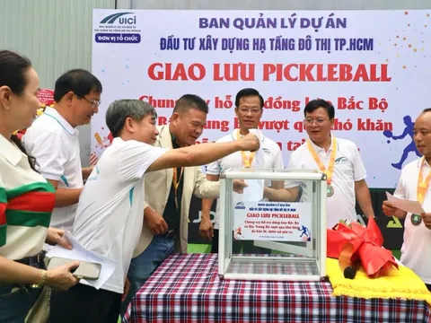 TP HCM: Tổ chức Giải giao lưu Pickleball gây quỹ hỗ trợ đồng bào vùng bão lũ