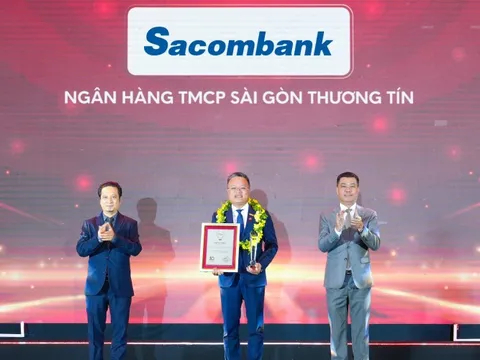 Sacombank thuộc top 50 doanh nghiệp lợi nhuận xuất sắc Việt Nam 2025