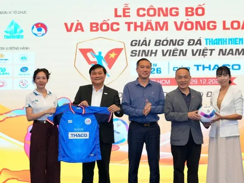60 đội tranh tài Giải bóng đá Thanh Niên sinh viên Việt Nam lần IV – 2026
