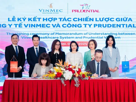 Prudential và Vinmec ký kết hợp tác chiến lược, mang lại giải pháp y tế tốt hơn cho khách hàng