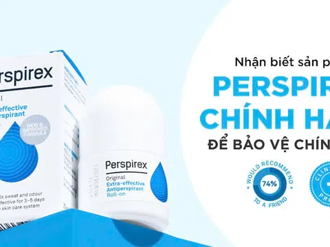 Nhận biết lăn khử mùi Perspirex chính hãng để bảo vệ chính mình