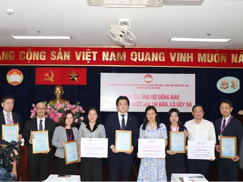 Hơn 4,6 tỷ đồng được tập đoàn AEON gửi đến hỗ trợ người dân bị ảnh hưởng bởi bão Matmo và Bualoi