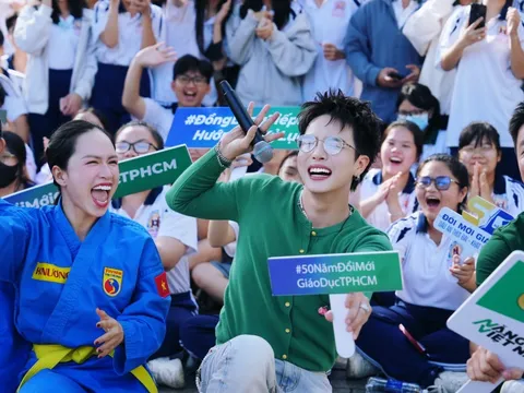 Sao Việt, MILO đồng hành cùng học sinh TP.HCM lập kỷ lục Vovinam